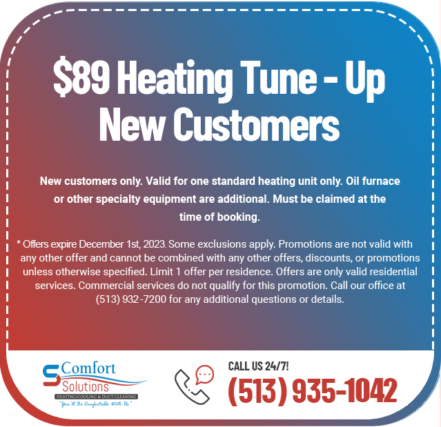 HVAC Promotions In Lebanon, OH | Comfort Solutions Heating & Cooling