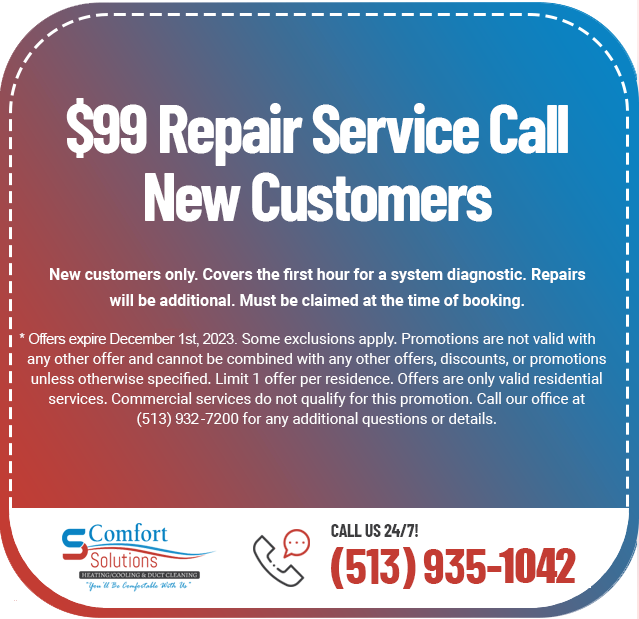 HVAC Promotions In Lebanon, OH | Comfort Solutions Heating & Cooling